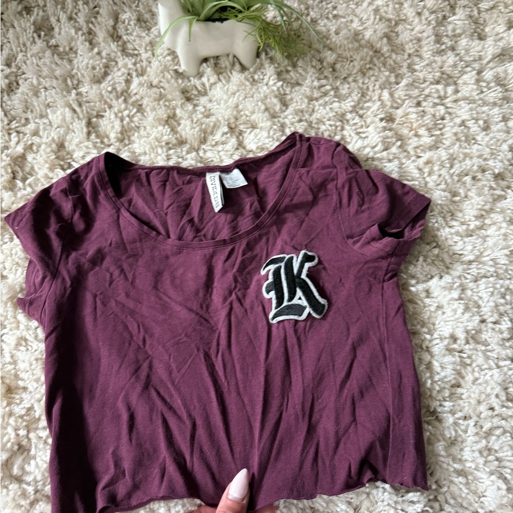 H&M Divided Basic Purple Top - image 1